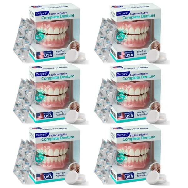 ✅ Made and Shipped from the USA| Ourlyard® Suction-fit Complete Denture 🦷🧊