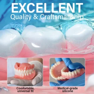 ✅ Made and Shipped from the USA| Ourlyard® Suction-fit Complete Denture 🦷🧊