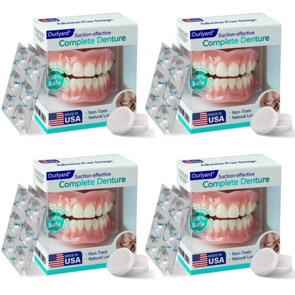 ✅ Made and Shipped from the USA| Ourlyard® Suction-fit Complete Denture 🦷🧊