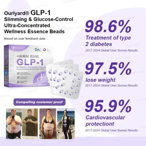 Ourlyard® GLP-1 Slimming & Glucose-Control Ultra-Concentrated Wellness Essence Beads