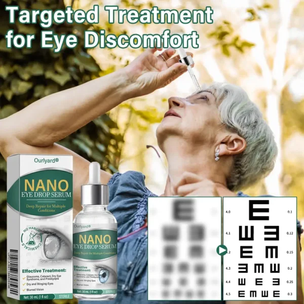 👩‍⚕️Ourlyard® Nano Eye Drops Serum ✅FDA Approved(Suitable for presbyopia, dry eye syndrome, glaucoma, and cataracts) 🌻