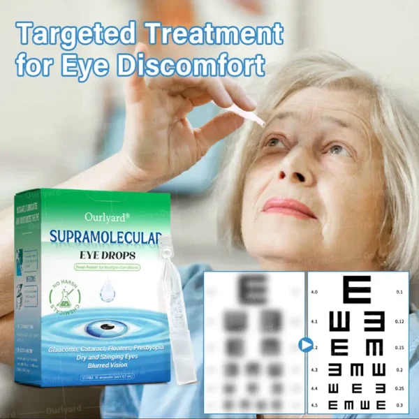 👩‍⚕️Ourlyard® Supramolecular Eye Drops ✅FDA Approved (Suitable for presbyopia, floaters, AMD and cataracts) 👀