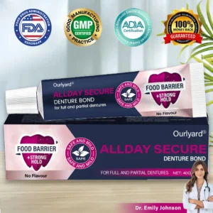 ✅ Made and Shipped from the USA| Ourlyard® AllDay Secure Denture Liner 💎