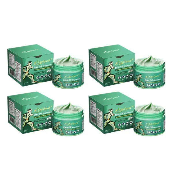 ✅FDA Approved|Ourlyard® Advanced Magnesium & Emu Oil Massage Pain Relief Cream (🏅The Ultimate Solution for Muscle Aches, Arthritis, Joint Pain, Nerve Pain, Inflammation, and Stiffness)