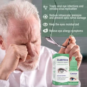 👨🏻‍⚕️Ourlyard® ClariTech Nano Eye Drops ✅️ FDA Approved | Supports Presbyopia, Dry Eyes, Glaucoma & Cataracts🍀