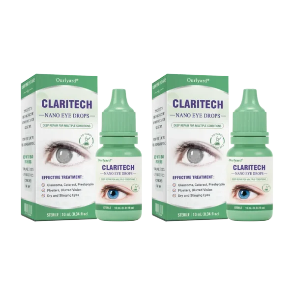 👨🏻‍⚕️Ourlyard® ClariTech Nano Eye Drops ✅️ FDA Approved | Supports Presbyopia, Dry Eyes, Glaucoma & Cataracts🍀