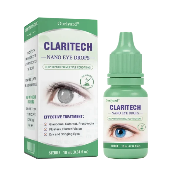 👨🏻‍⚕️Ourlyard® ClariTech Nano Eye Drops ✅️ FDA Approved | Supports Presbyopia, Dry Eyes, Glaucoma & Cataracts🍀
