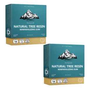 ✅ Made and Shipped from USA | Ourlyard® Natural Tree Resin Remineralizing Gum – Sugar-Free Xylitol Gum with Hydroxyapatite 🍀🍀