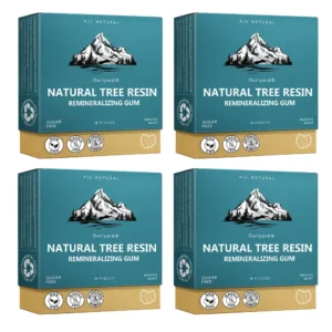 ✅ Made and Shipped from USA | Ourlyard® Natural Tree Resin Remineralizing Gum – Sugar-Free Xylitol Gum with Hydroxyapatite 🍀🍀