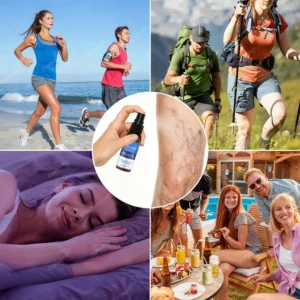 ✨Ourlyard® VascuCare Vein Healing Spray(Designed for Varicose veins, Spider veins, Deep vein Thrombosis, Chronic venous insufficiency, Venous ulcers, Thrombophlebitis and other venous issues)