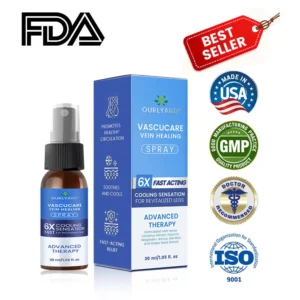 ✨Ourlyard® VascuCare Vein Healing Spray(Designed for Varicose veins, Spider veins, Deep vein Thrombosis, Chronic venous insufficiency, Venous ulcers, Thrombophlebitis and other venous issues)